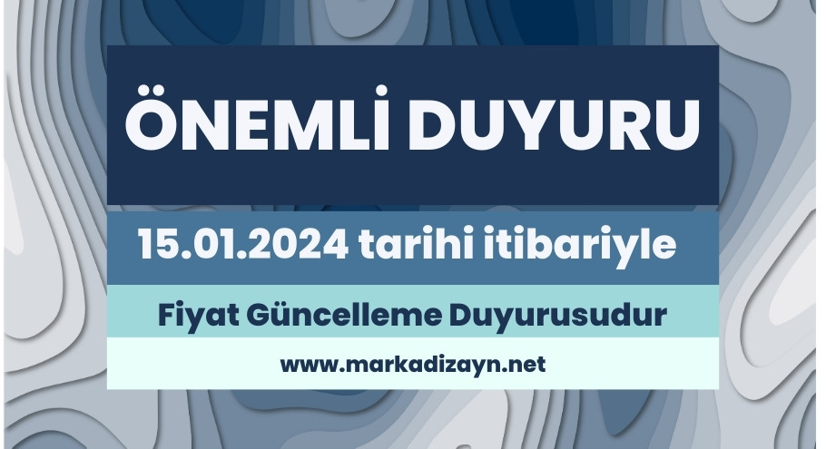 15.01.2024 Fiyat Güncelleme Duyurusudur