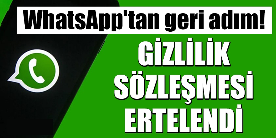 Whatsapp Geri Adım Attı.